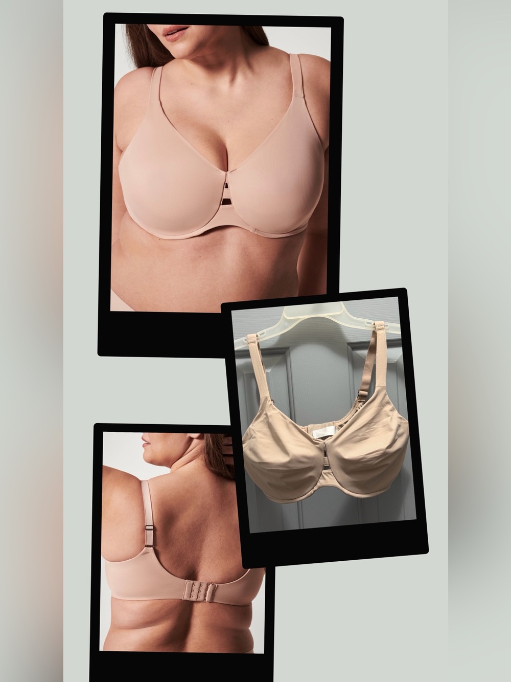 SPANX Low Profile Minimizer Bra Beige Women’s Size 34G Underwire